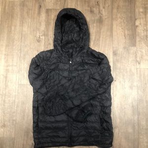 Black Layering Puff Jacket